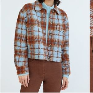 The Ganna Cropped Shirt Jacket